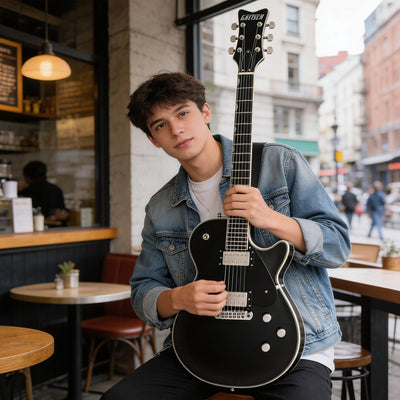 Gretsch Electromatic Premier Jet Electric Guitar - Onyx Storm w/ Strap
