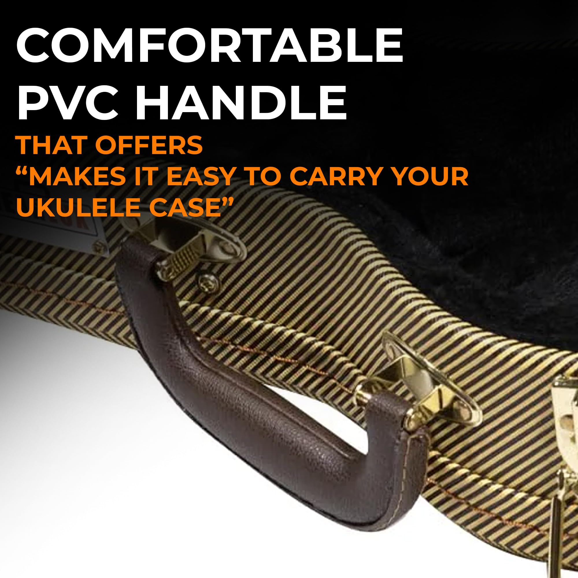 Gearlux Wooden Soprano Ukulele Case - Tweed