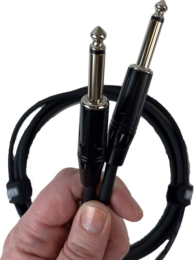 Gearlux 10-Foot Instrument Cable, Straight-Straight, Black