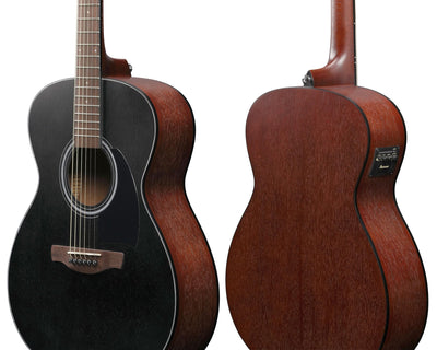 Ibanez PC54E PF Performance Acoustic-Electric Guitar - Weathered Black w/ Hard Case