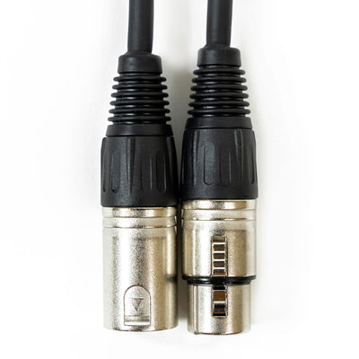 Gearlux 100-Foot 3-Pin Male-to-Female DMX Cable - 2 Pack