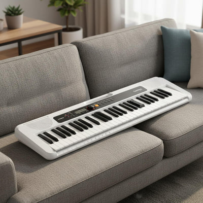 Casio CT-S200 Casiotone 61-Key Keyboard - White w/ Stand