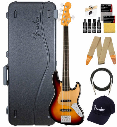 Fender American Ultra II Jazz Bass V - Ultraburst w/ Hard Case