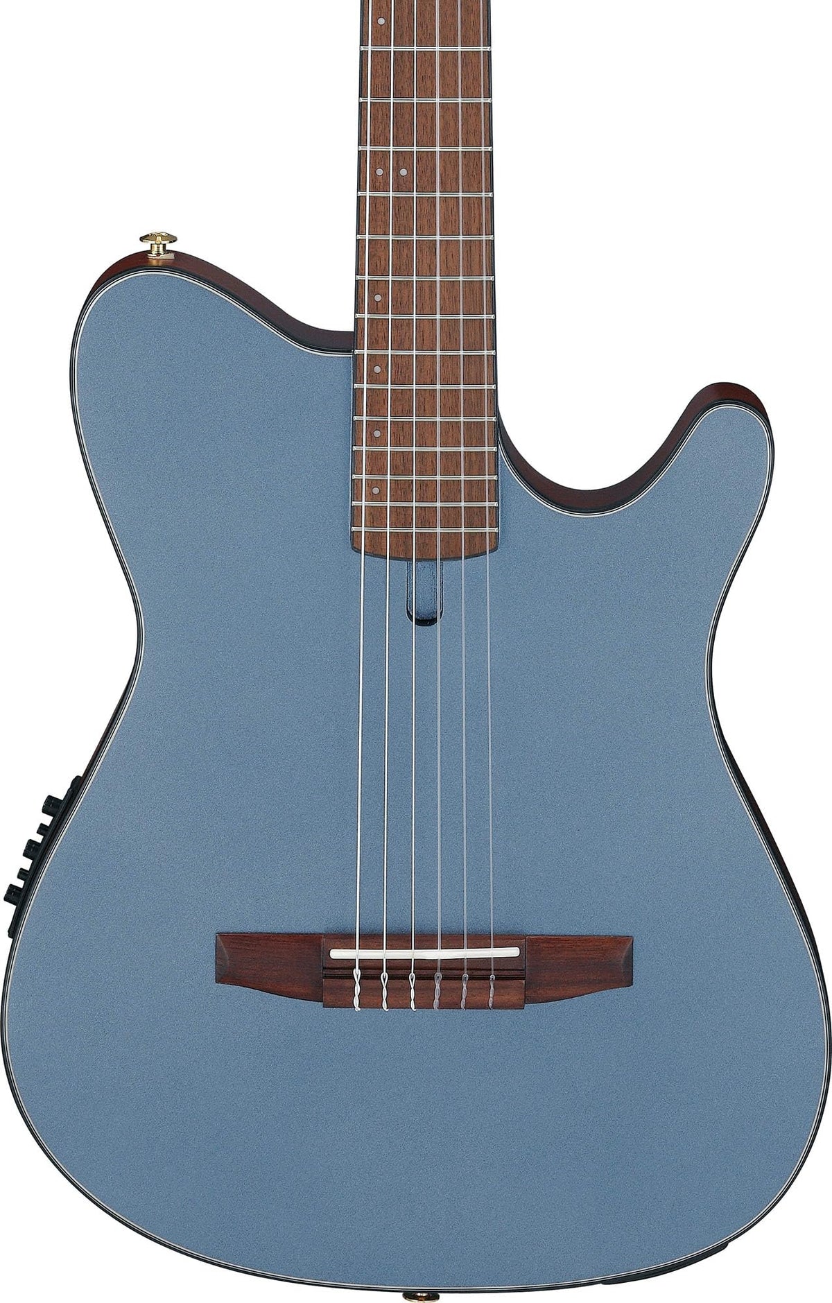Ibanez FRH10N FRH Acoustic-Electric Guitar - Indigo Blue Metallic Flat w/ Gig Bag
