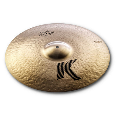 Zildjian K0984 18" K Custom Fast Crash Cymbal w/ Drumstick Bag