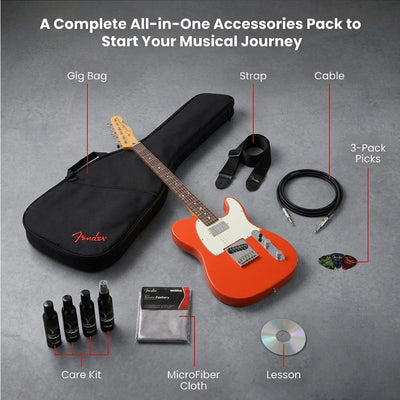 Fender Player II Telecaster HH - Rallye Orange w/ Gig Bag