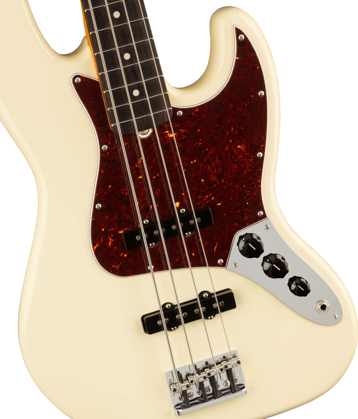 Fender American Professional II Jazz Bass - Olympic White w/ Deluxe Case