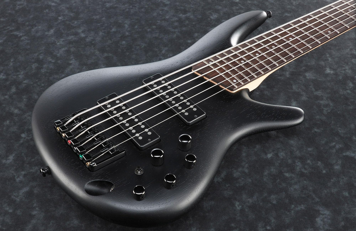 Ibanez SR306EB SR Standard 6-String Bass Guitar - Weathered Black w/ Gig Bag