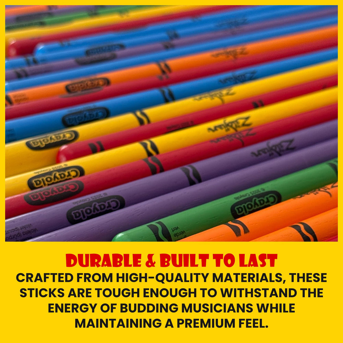 Zildjian ZKIDS Crayola Kids Drumsticks