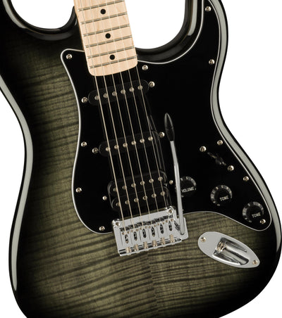 Fender Squier Affinity Stratocaster FMT HSS - Black Burst w/ Frontman 10G Amplifier