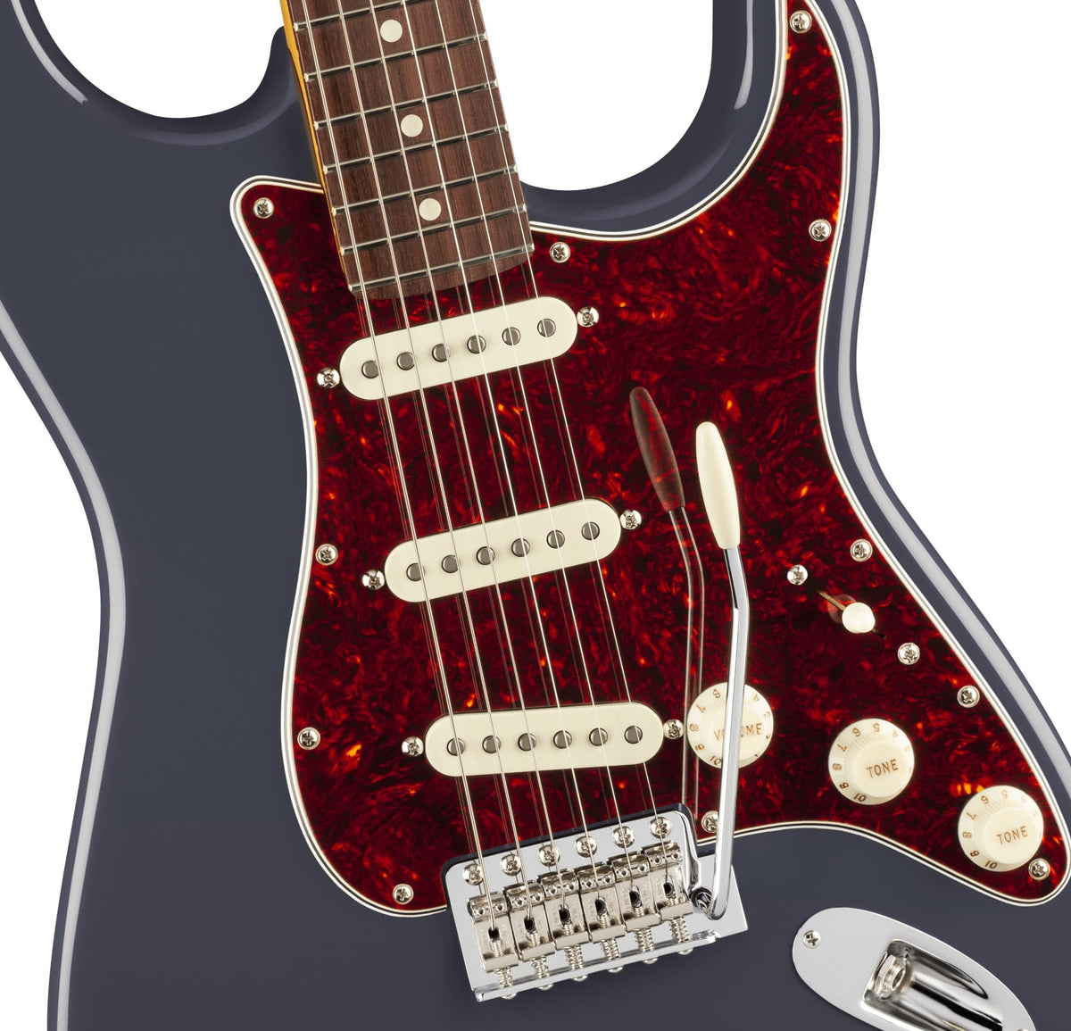 Fender American Professional Classic Stratocaster - Faded Black w/ Cleaning Kit