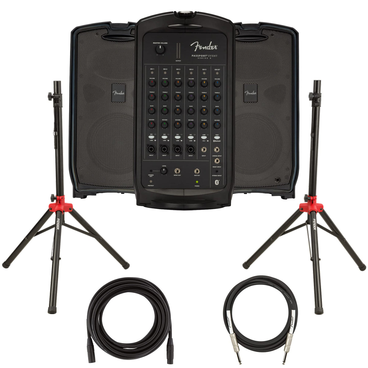 Fender Passport Event S2 Portable PA System w/ Stands