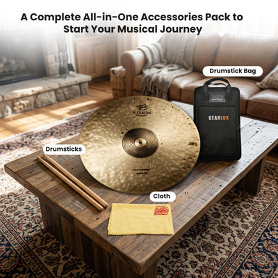 Zildjian K1142 20" K Constantinople Vintage Cymbals, Medium Light - Pair w/ Drumstick Bag