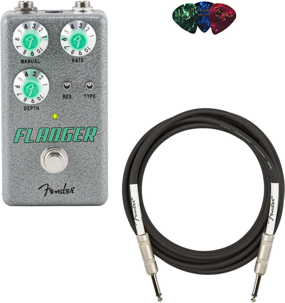 Fender Hammertone Flanger w/ Instrument Cable