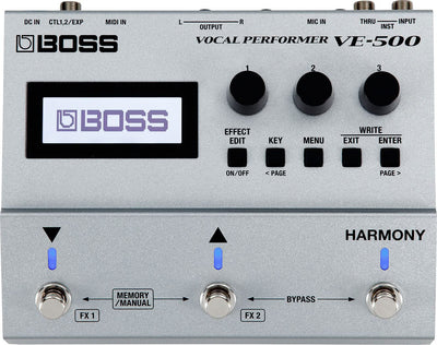 Boss VE-500 Vocal Performer w/ Instrument Cable
