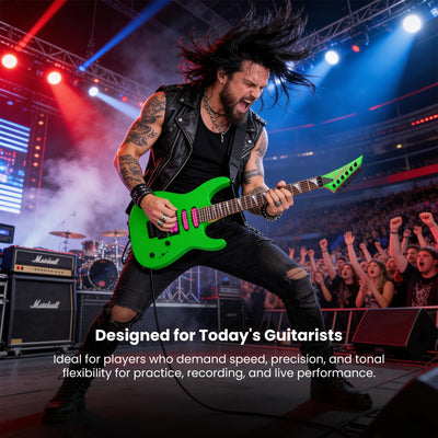 Jackson X Series Dinky DK3XR HSS Electric Guitar - Neon Green