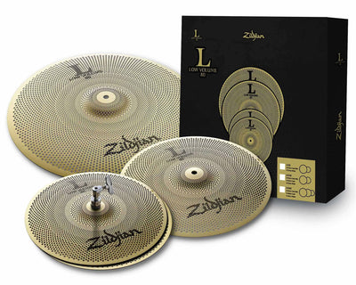Zildjian LV348 Low Volume Cymbal Pack w/ Cymbal Bag