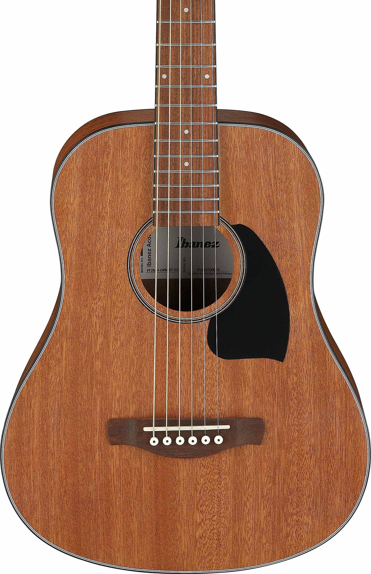 Ibanez PF2MH PF Performance 3/4-Size Dreadnought Acoustic Guitar - Open Pore Natural w/ Gig Bag