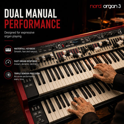 Nord Organ 3 Dual 61-Key Combo Organ w/ Stand