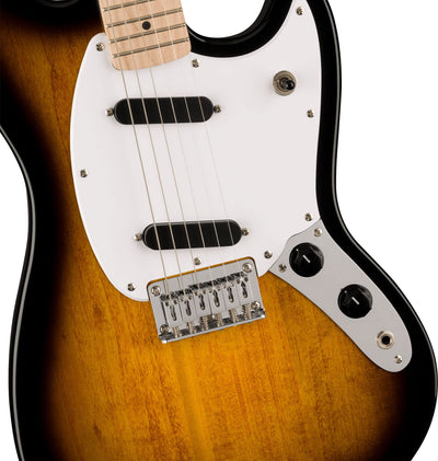 Fender Squier Sonic Mustang, Maple Fingerboard - 2-Color Sunburst w/ Tuner