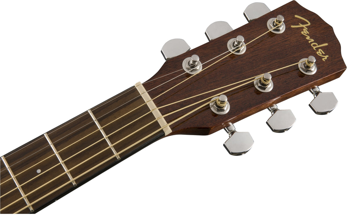 Fender CD-60S Solid Top Dreadnought Acoustic Guitar, Left Handed - Natural w/ Hard Case