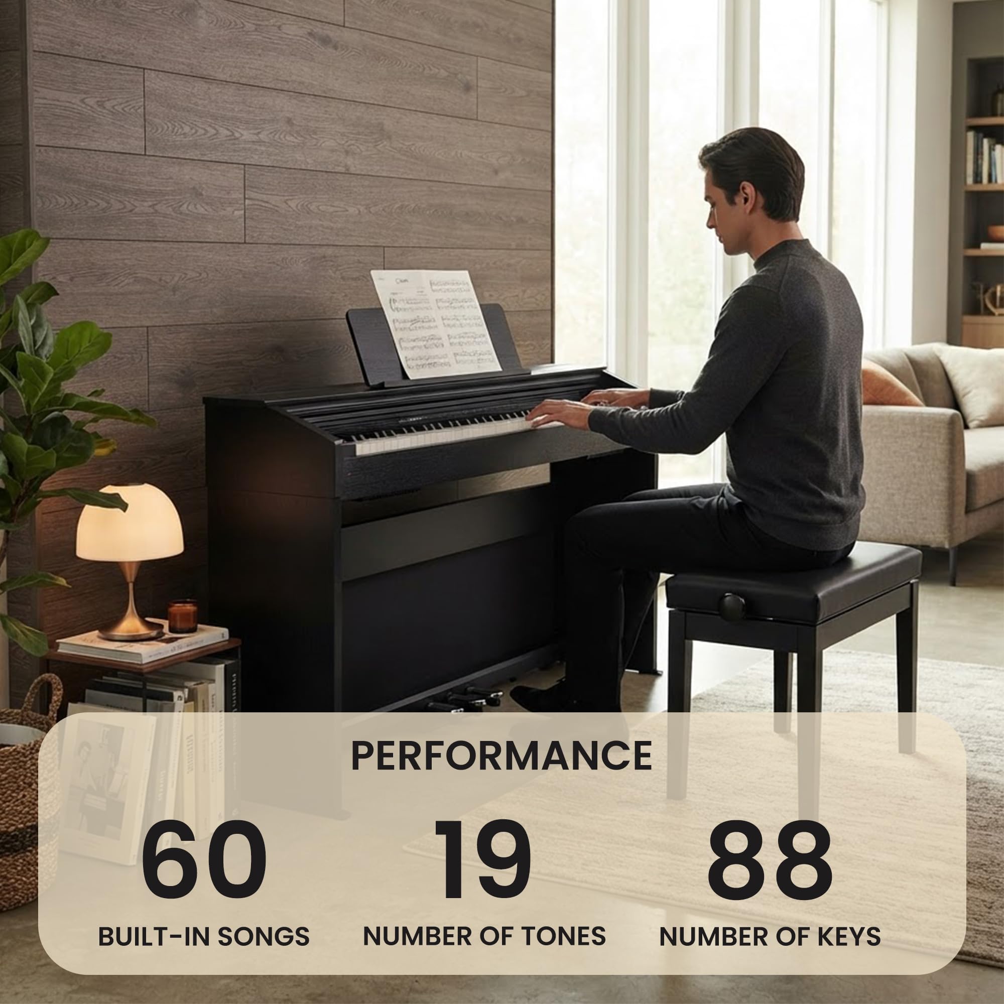 Casio PX-870 Privia Digital Piano - Black w/ Furniture Bench