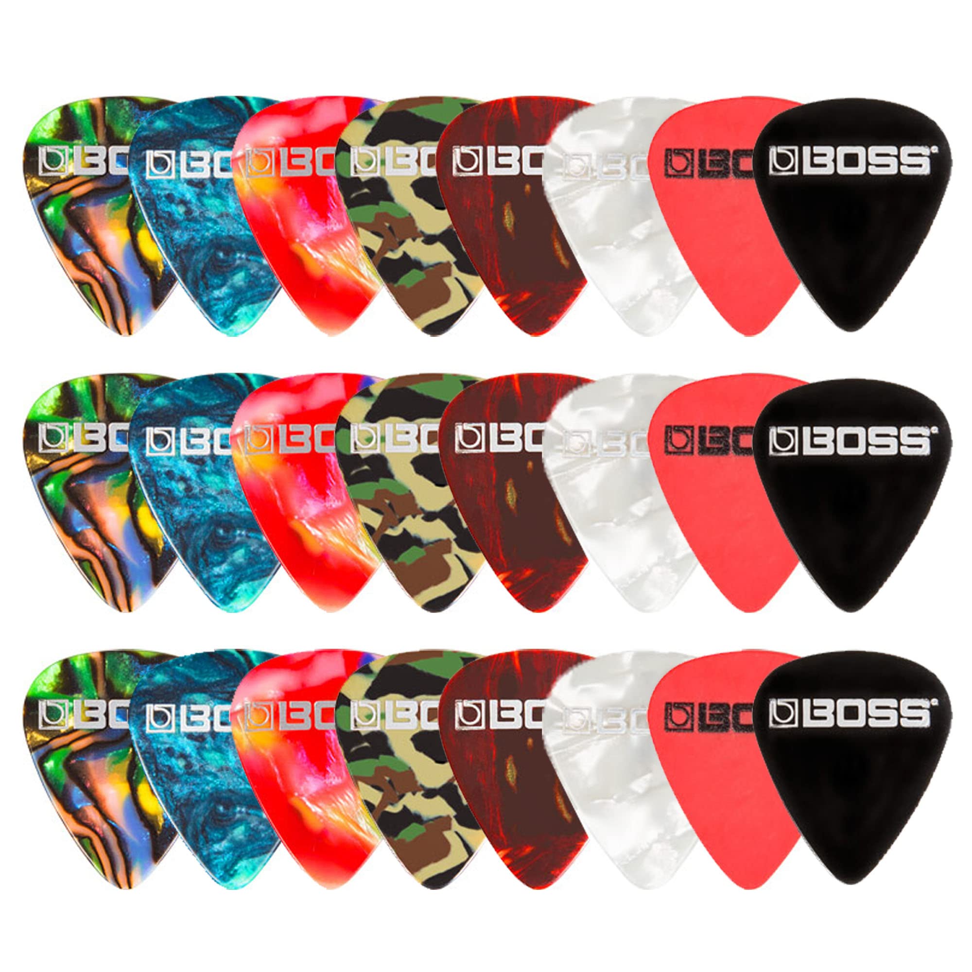 Roland 15-Foot Instrument Cable, Straight-Straight, Black Series - 1 Pack w/ Picks