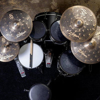 Zildjian SD14HPR 14" S Dark Hi-Hats Cymbals - Pair w/ Drumstick Bag