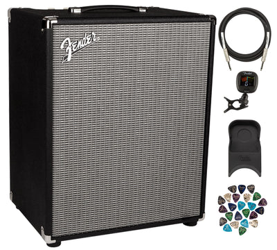 Fender Rumble 200 V3 1x15-Inch Bass Combo Amplifier w/ Amperstand Amp Cradle
