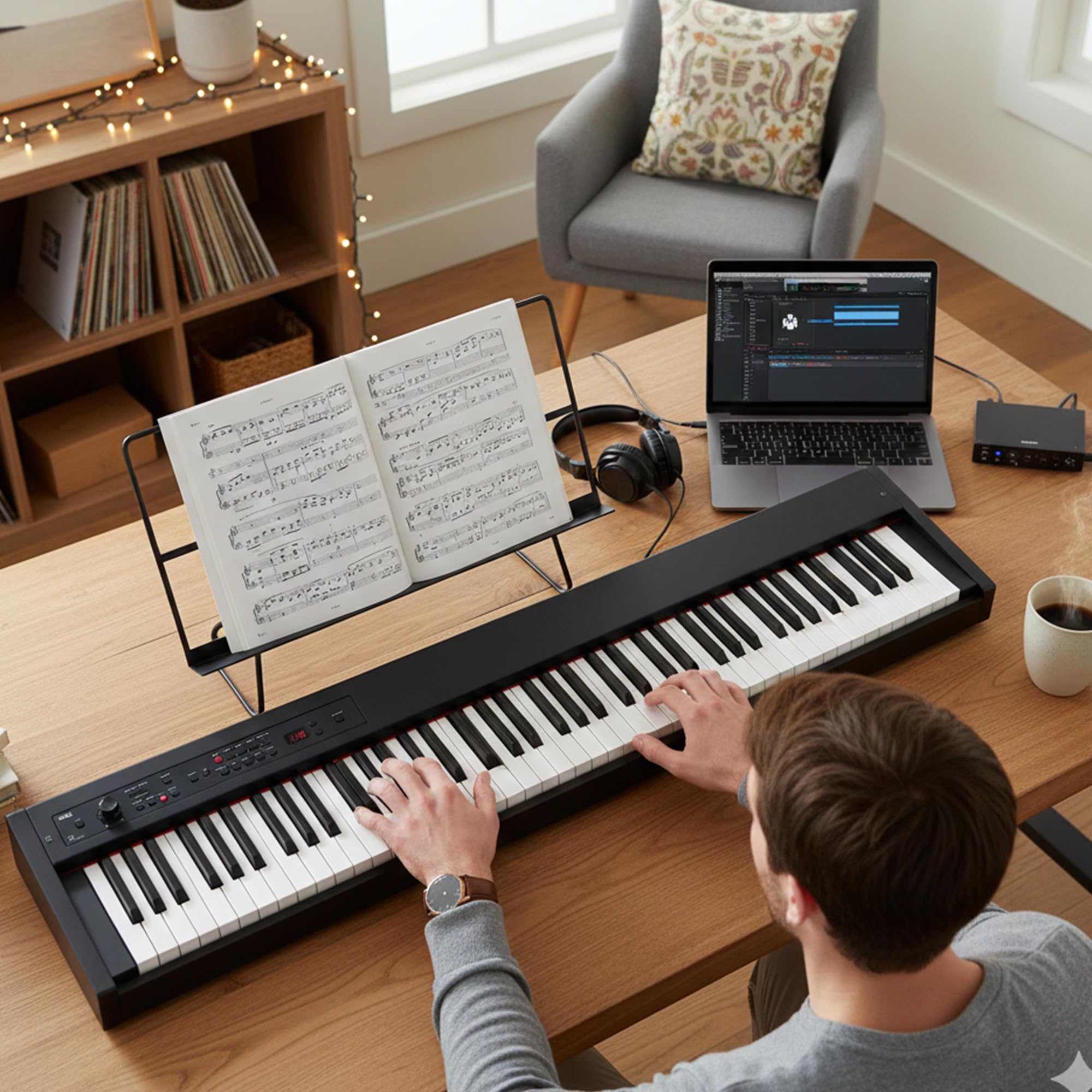 Korg D1 Digital Piano w/ Adjustable Bench