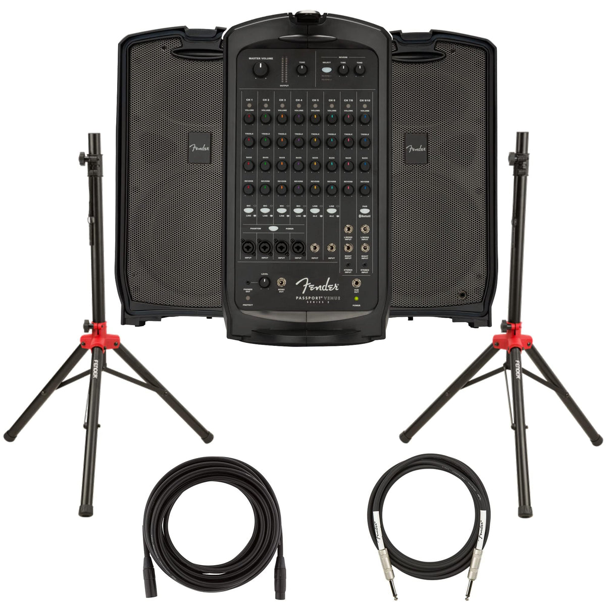 Fender Passport Venue S2 Portable PA System w/ Stands