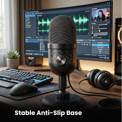 Gearlux USB Condenser Microphone with Stand