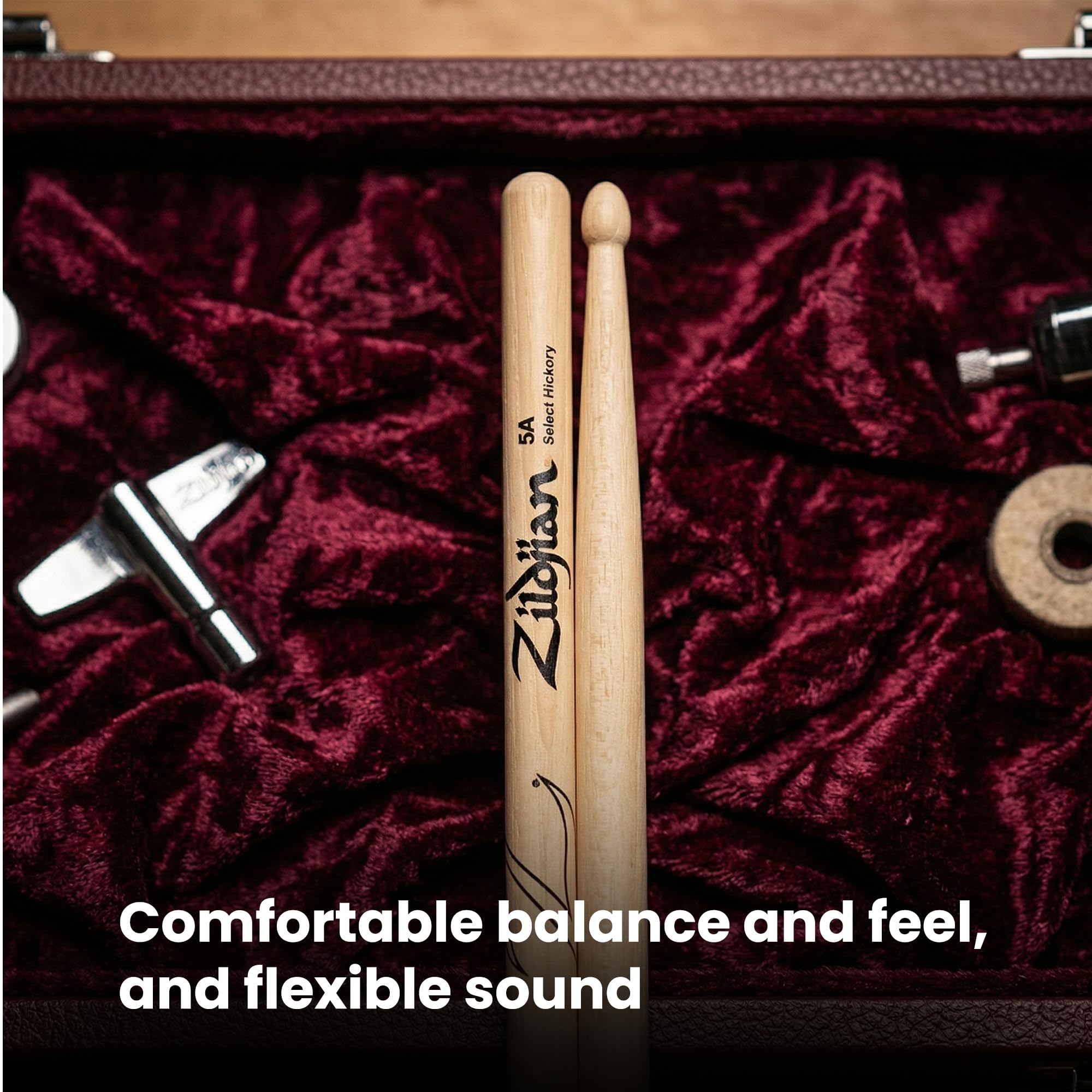 Zildjian 5A Wood Drumsticks - 6 Pack
