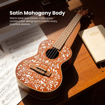 Kala LTP-MH Mandy Harvey Learn-to-Play Tenor Ukulele Starter Kit