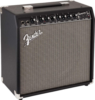 Fender Champion II 50-Watt Guitar Combo Amplifier w/ Instrument Cable