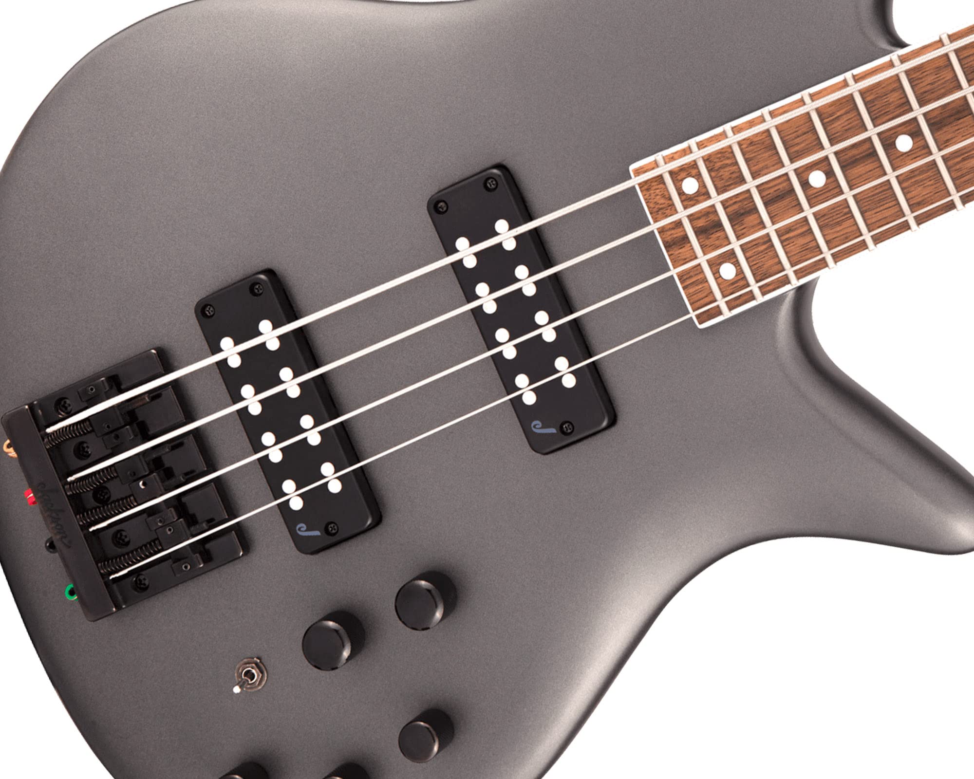 Jackson X Series Spectra Bass SBX IV Bass Guitar - Satin Graphite w/ Instrument Cable