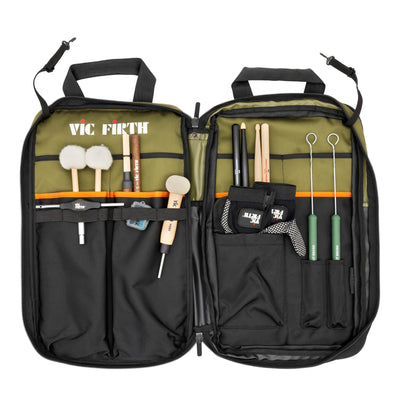 Vic Firth VXSB0114 Professional Stick Bag - Green/Black