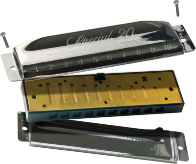 Hohner Special 20 Harmonica - Key of C Sharp w/ Key Stickers