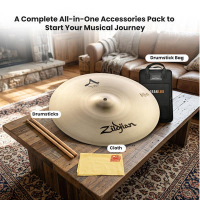 Zildjian A0223 16" A Thin Crash Cymbal w/ Drumstick Bag