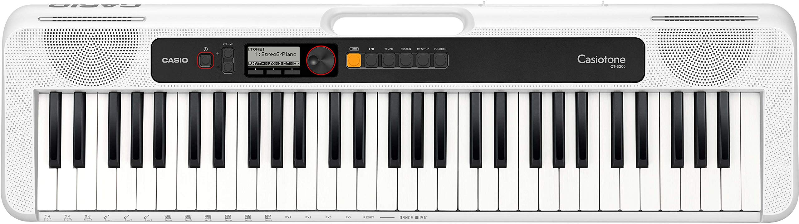 Casio CT-S200 Casiotone 61-Key Keyboard - White w/ Stand