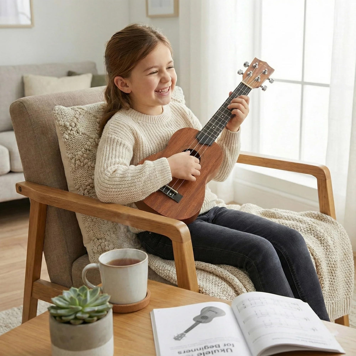 Vault UK-100 Arched Back Concert Ukulele w/ Gig Bag