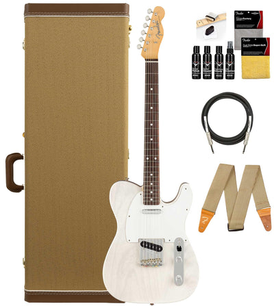 Fender Jimmy Page Mirror Telecaster - White Blonde w/ Tweed Case