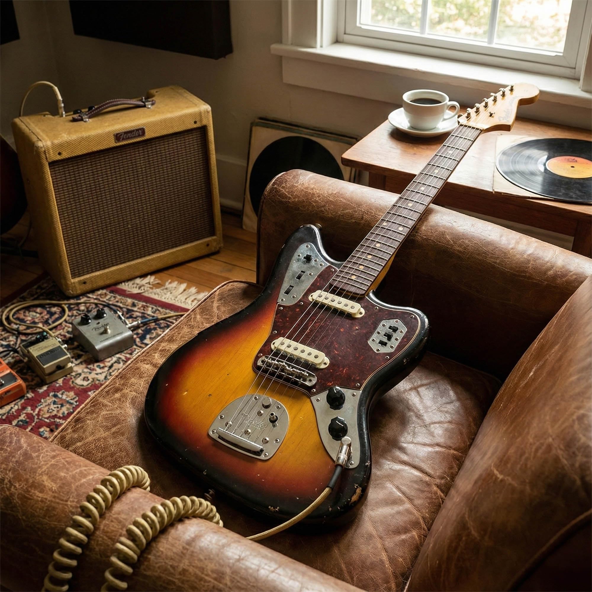 Fender Pure Vintage '65 Jaguar Pickups w/ Instrument Cable