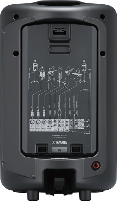 Yamaha STAGEPAS 600BT Portable PA System w/ Speaker Stands