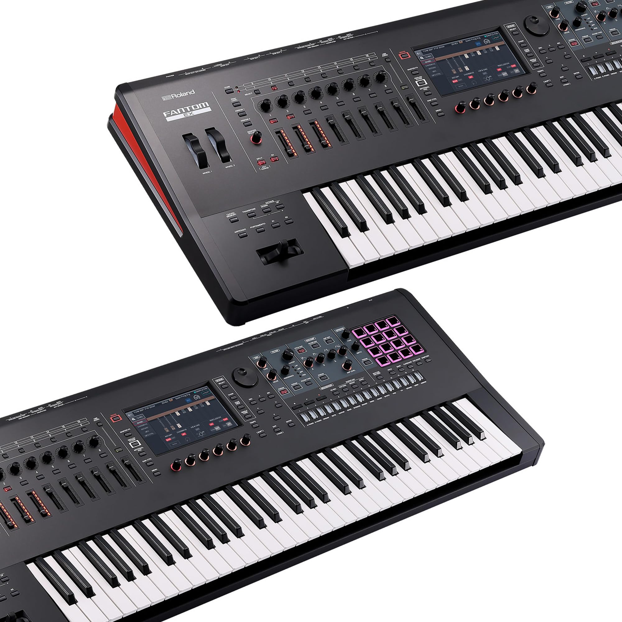 Roland Fantom 6 EX 61-Key Workstation Keyboard Synthesizer w/ Sustain Pedal