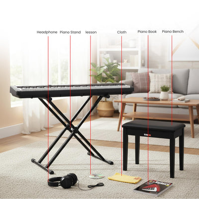 Casio PX-S5000 Privia Slim Digital Piano - Black w/ Adjustable Stand
