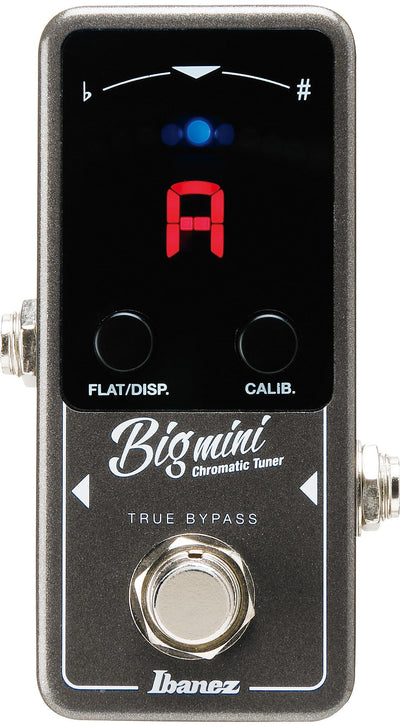 Ibanez BigMini Chromatic Tuner Pedal w/ Instrument Cable