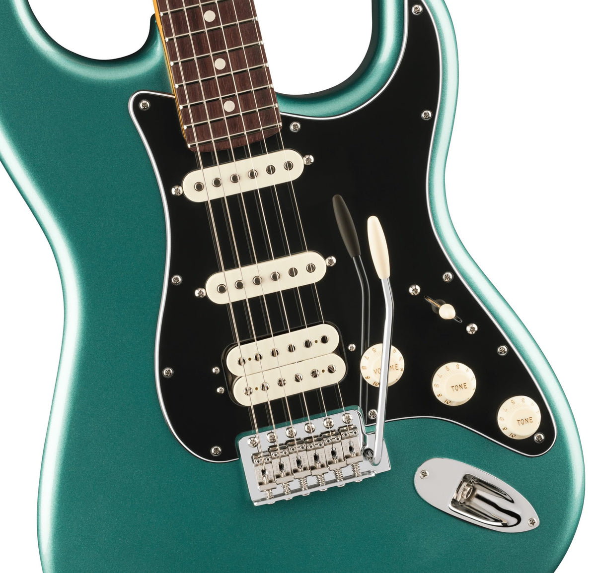 Fender American Professional Classic Stratocaster HSS - Faded Sherwood Green Metallic w/ Cleaning Kit