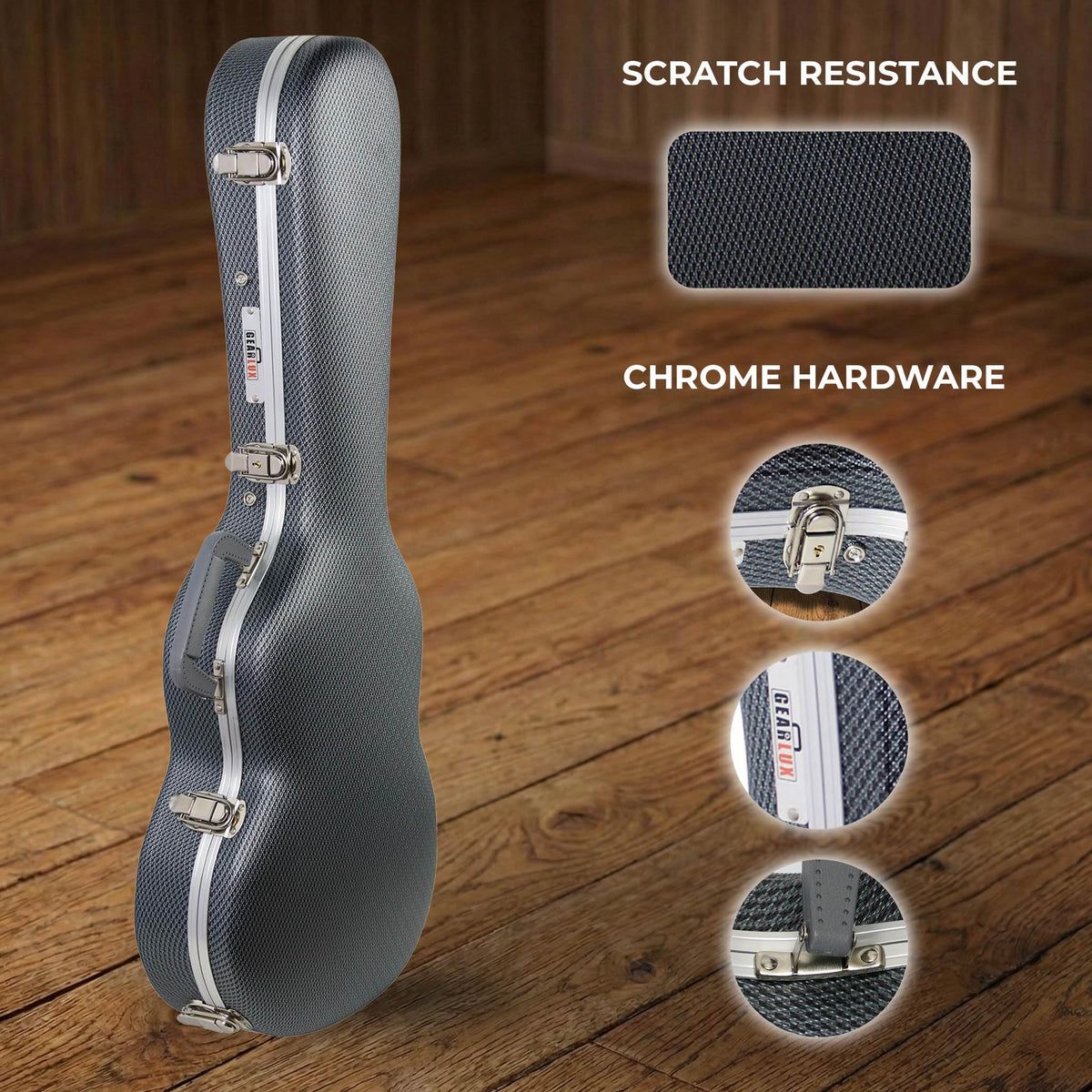 Gearlux UC500-B Baritone Ukulele ABS Case