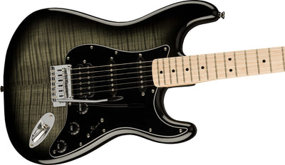 Fender Squier Affinity Stratocaster FMT HSS - Black Burst w/ Gig Bag